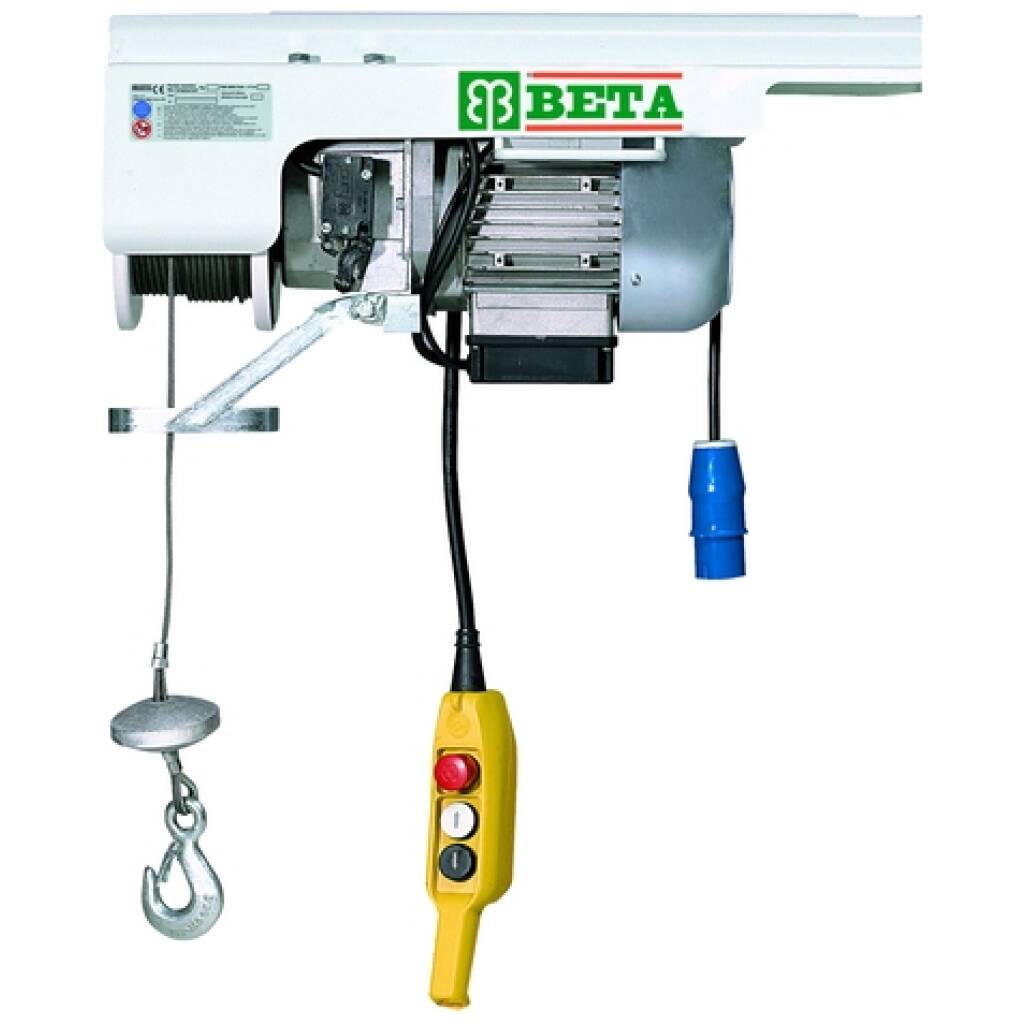 Elevatore paranco elettrico em200 portata 200kg fune 25 ml - FerriGroup